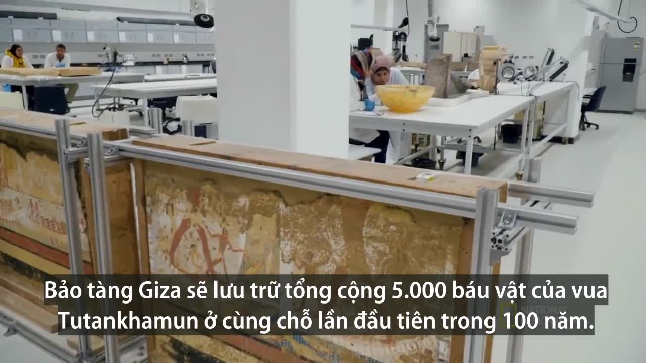 Quan tài vàng của pharaoh Tutankhamun