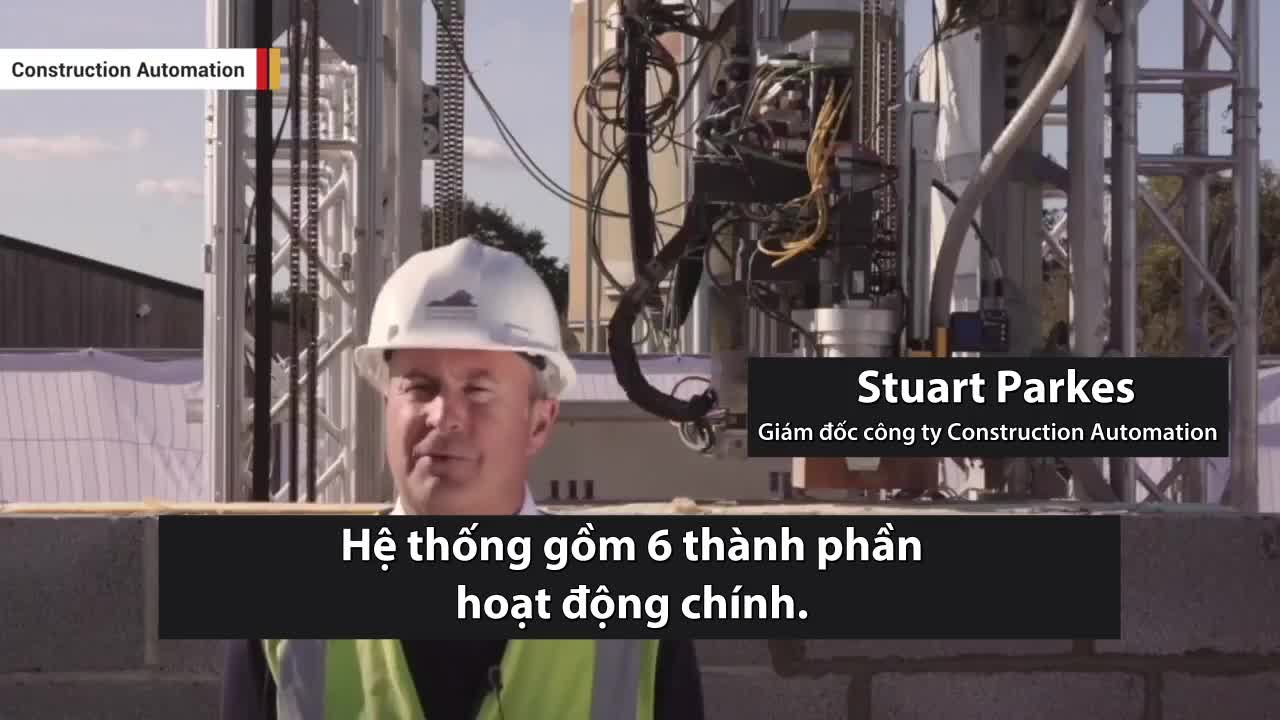 Robot thợ hồ xây nhà trong 3 tuần