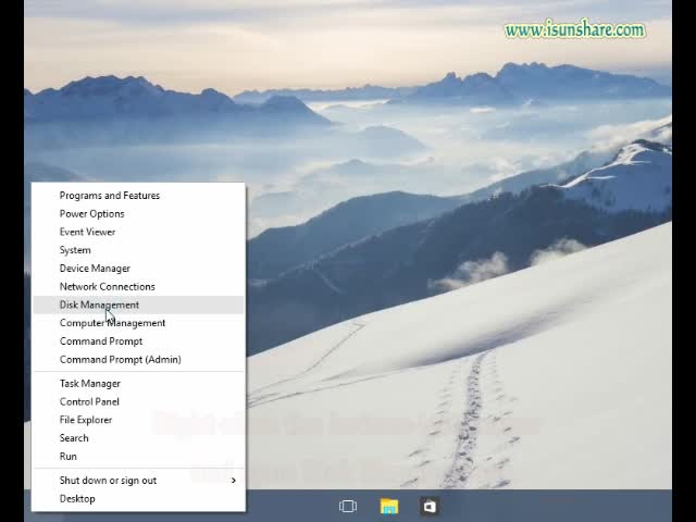 Change disk management view on windows 10