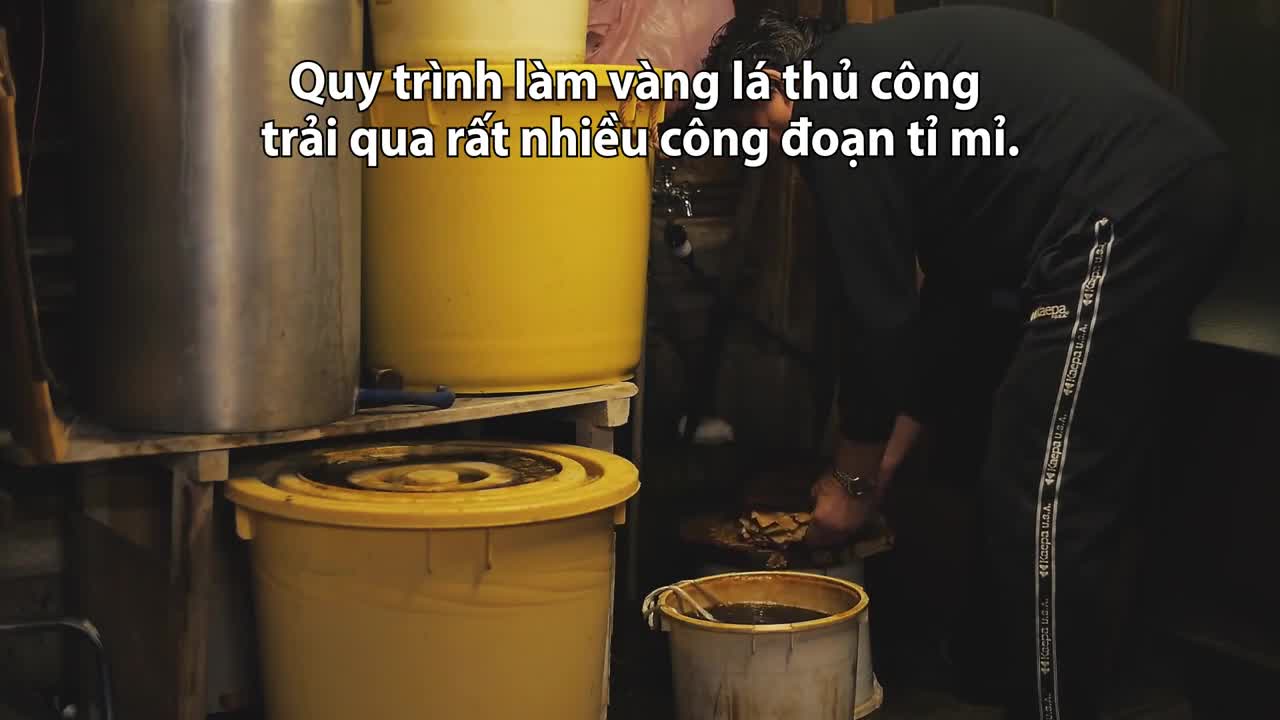  Bí quyết sản xuất vàng lá mỏng 0,0001mm của Nhật