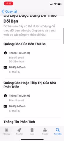 app store privacy 