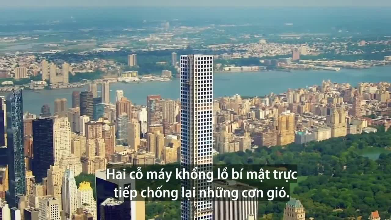 Hệ thống giúp nhà chọc trời không lắc lư trong gió mạnh