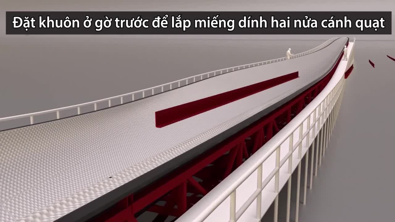 Quy trình sản xuất cánh turbine gió công nghệ cao
