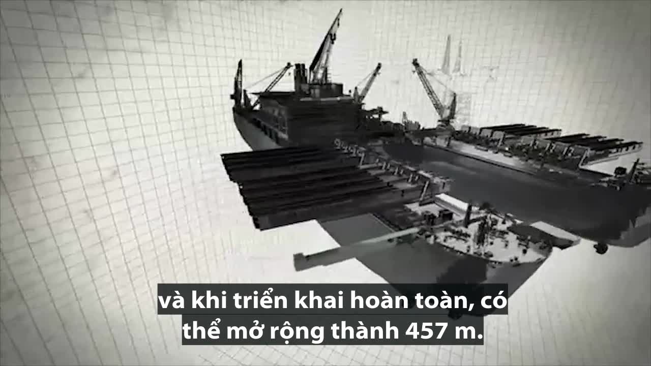 Quá trình chế tạo tàu xây dựng lớn nhất thế giới