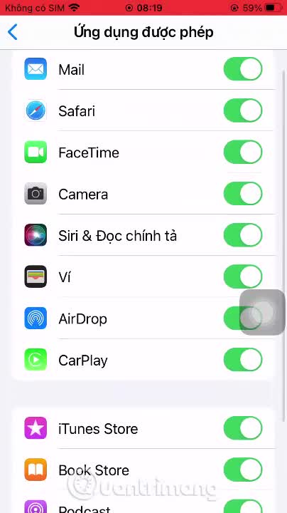 Cách vô hiệu hóa camera trên iPhone
