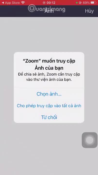 Hướng dẫn đổi background Zoom điện thoại