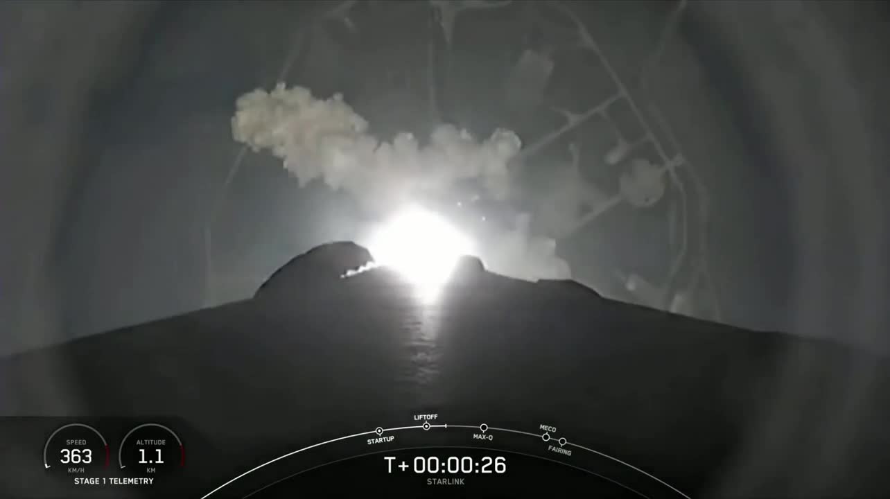 Tên lửa Falcon 9 phóng lô vệ tinh Starlink mới lên quỹ đạo