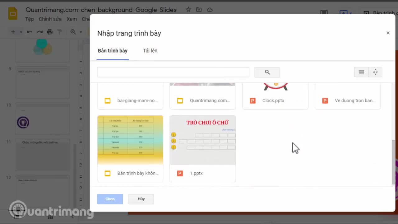 Cách gộp nhiều slide thành một trong Google Slides