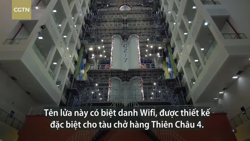 Có gì bên trong tòa nhà lắp ráp tên lửa Trường Chinh 7?