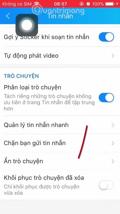Cách khôi phục tin nhắn Zalo đã xóa ngay lập tức