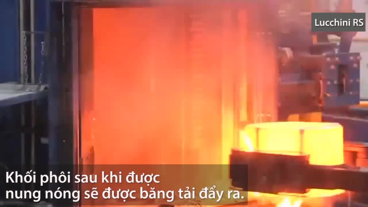 Công nghệ sản xuất bánh xe lửa