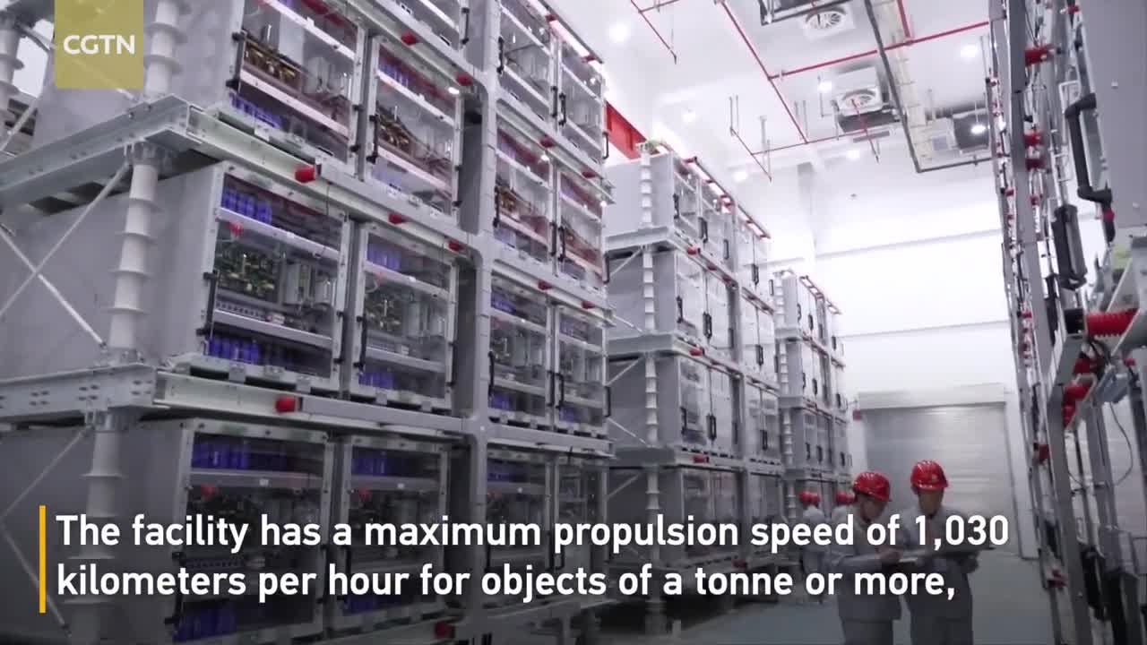 Thử nghiệm xe trượt điện từ ở Tế Nam