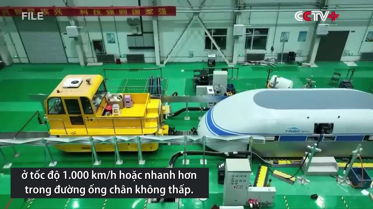 Tàu đệm từ tốc độ siêu cao chạy thử thành công
