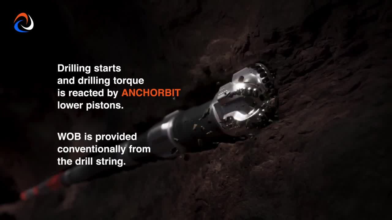 Mô phỏng hệ thống Anchorbit hoạt động dưới lòng đất