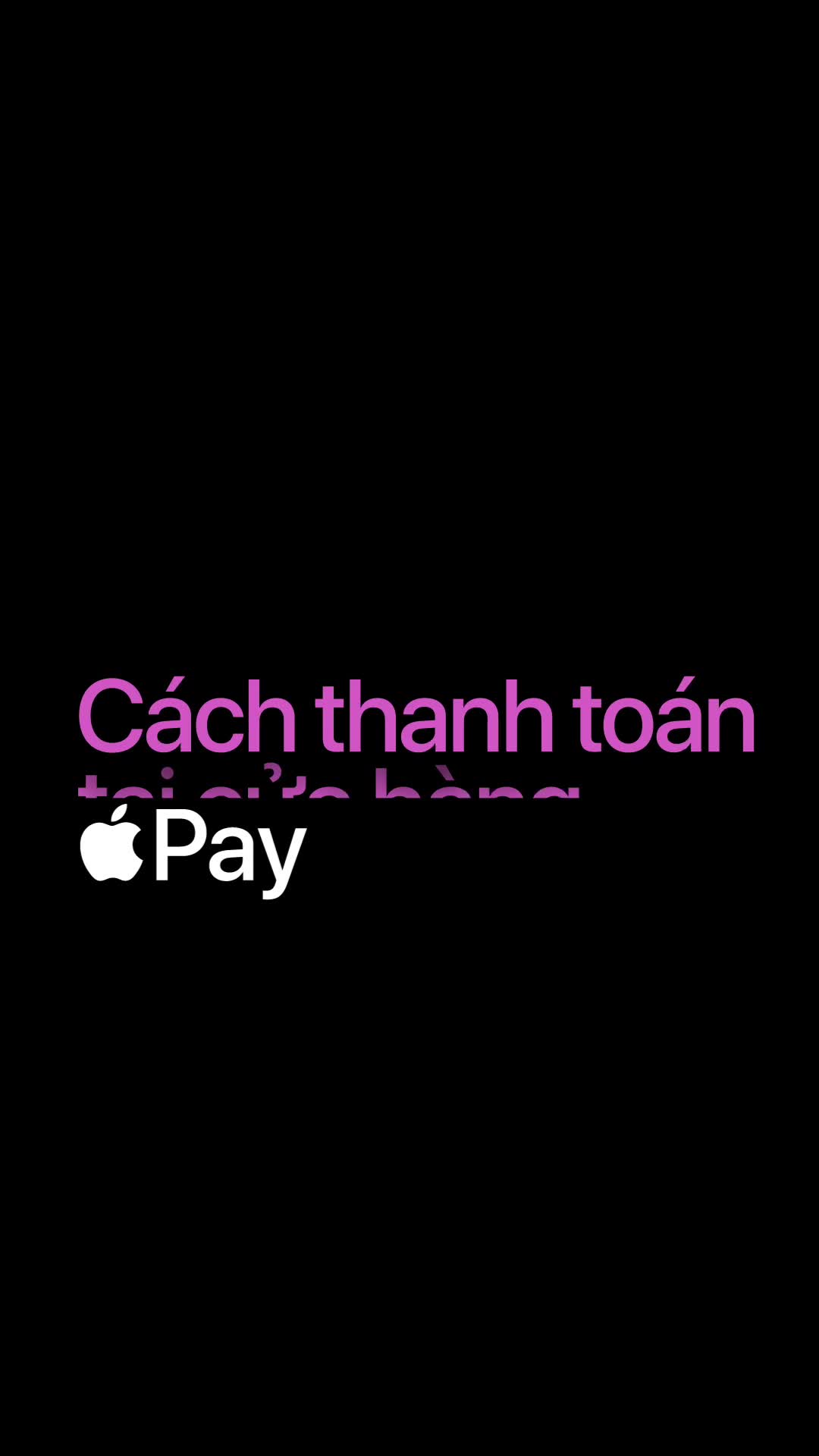 Thanh toán Apple Pay bằng Touch ID