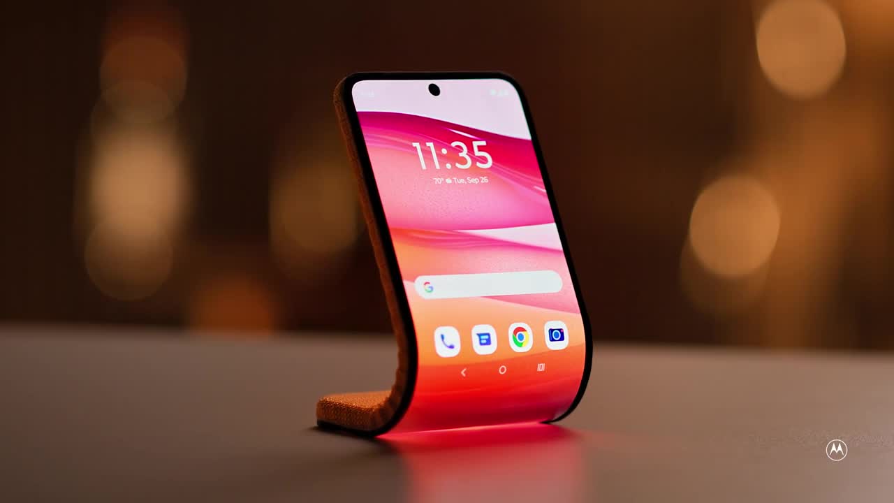 Video giới thiệu nguyên mẫu smartphone uốn thành smartwatch của Motorola