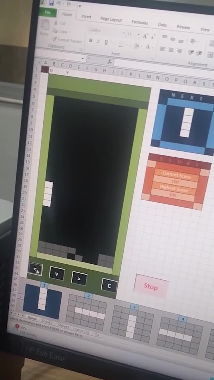 Chơi ‘xếp hình’ trên Excel 