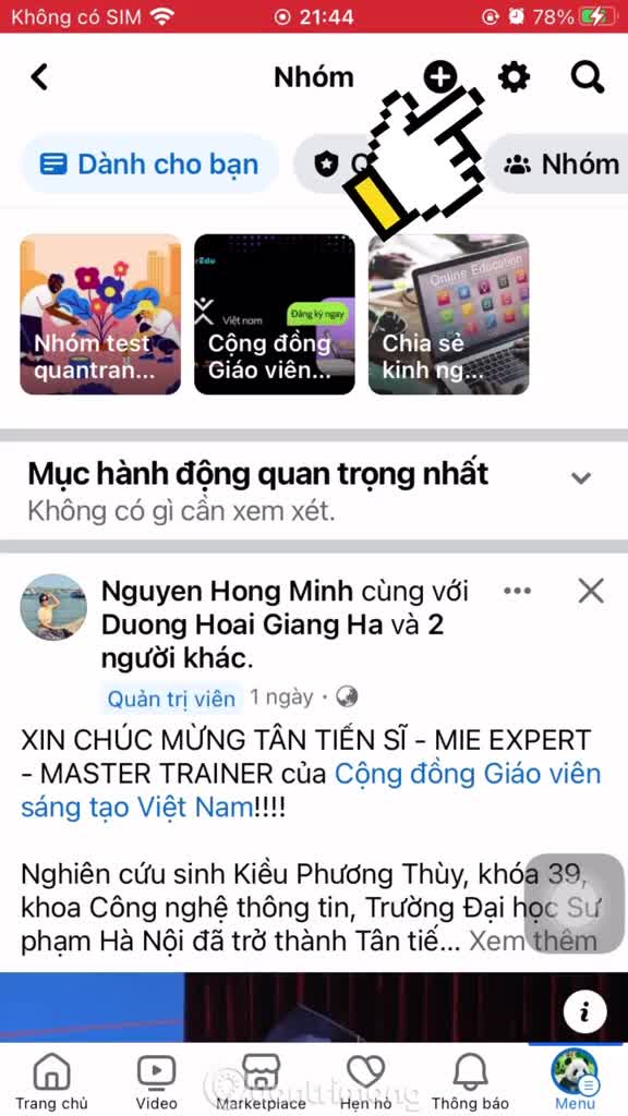 Cách tắt thông báo nhóm trên Facebook
