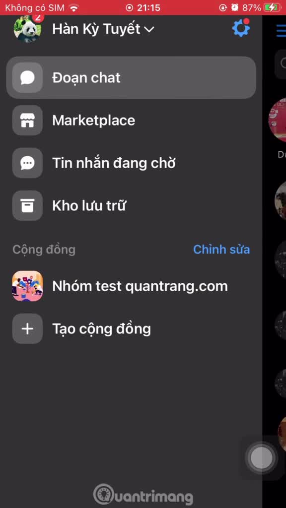 Cách chặn lời mời tham gia kênh Messenger