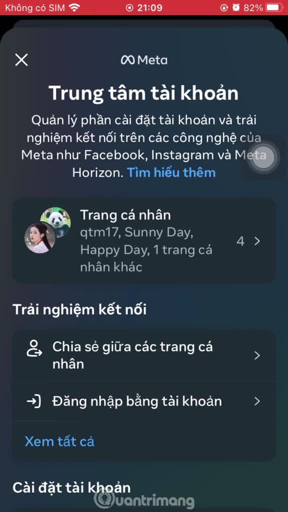 Hướng dẫn huỷ liên kết Instagram với Facebook 