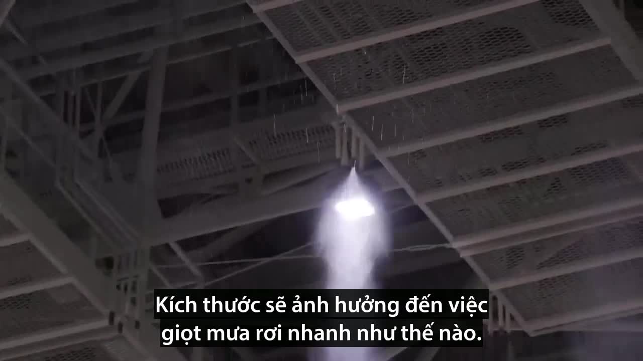 Hệ thống mô phỏng mưa lớn nhất thế giới