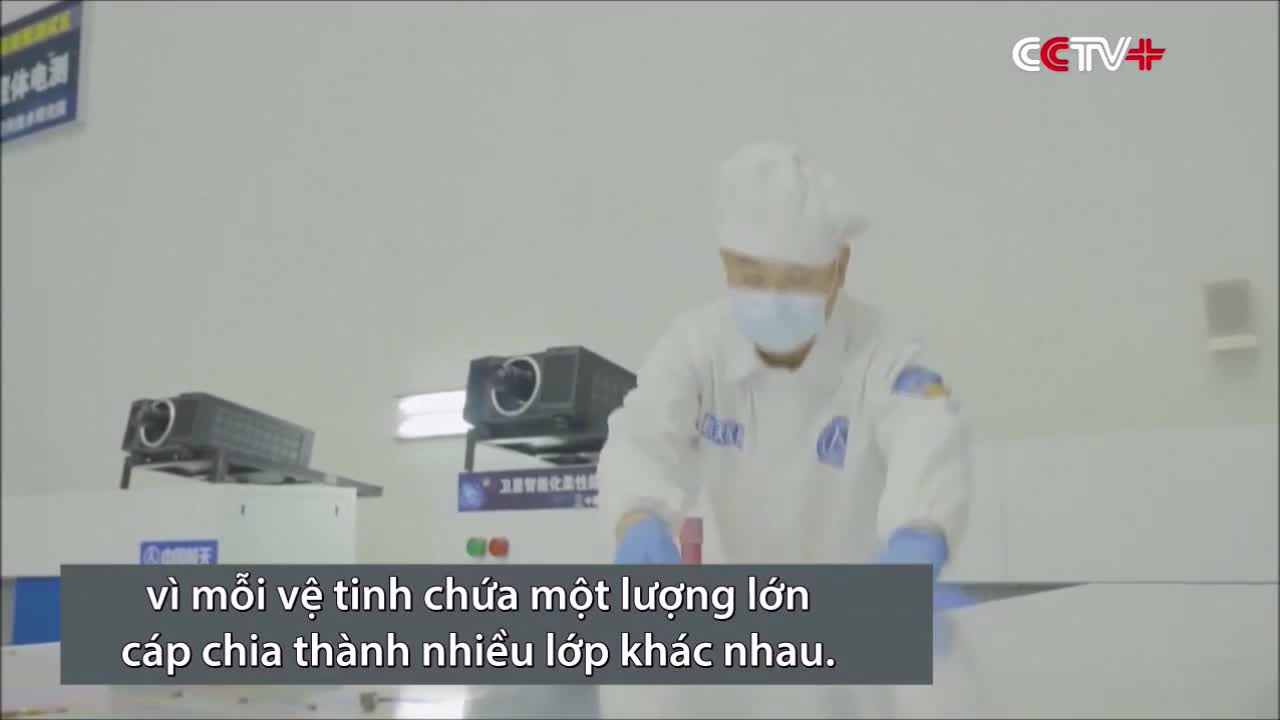 Dây chuyền sản xuất vệ tinh chỉ trong 20 ngày của Trung Quốc