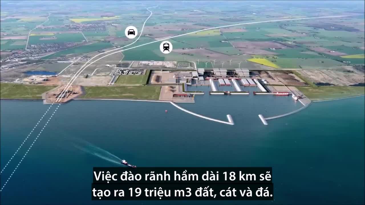 Đường hầm ống chìm dài nhất thế giới được xây thế nào