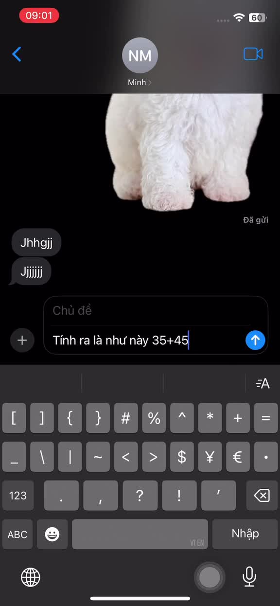 Cách tính toán ngay trong mọi ứng dụng trên iPhone