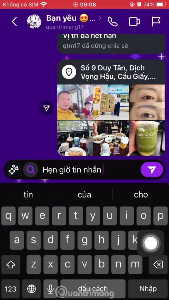 Cách hẹn giờ gửi tin nhắn trên Instagram