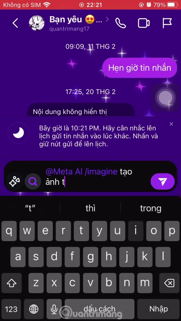 Hướng dẫn tạo ảnh ấy AI trong Instagram