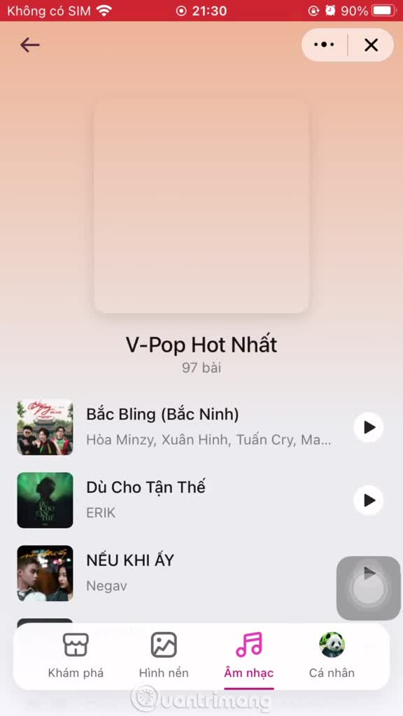 Cách cài nhạc nền Zalo trang cá nhân