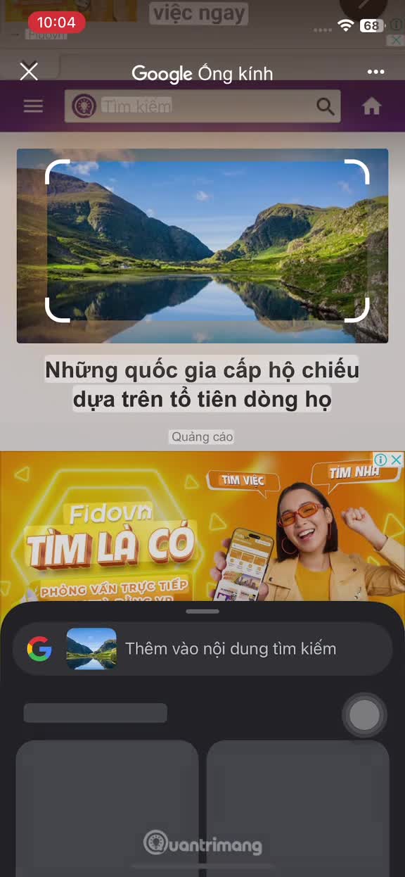 Hướng dẫn khoanh tròn tìm kiếm trên iPhone