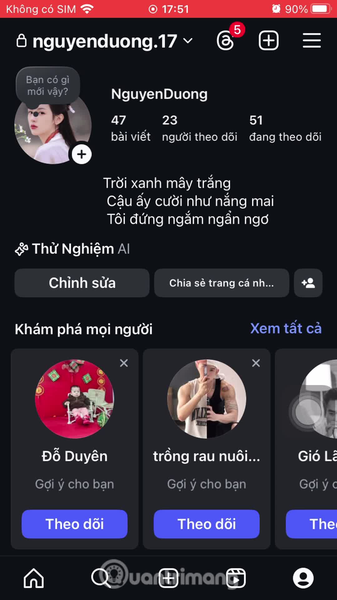 Cách tắt đã xem tin nhắn trên Instagram