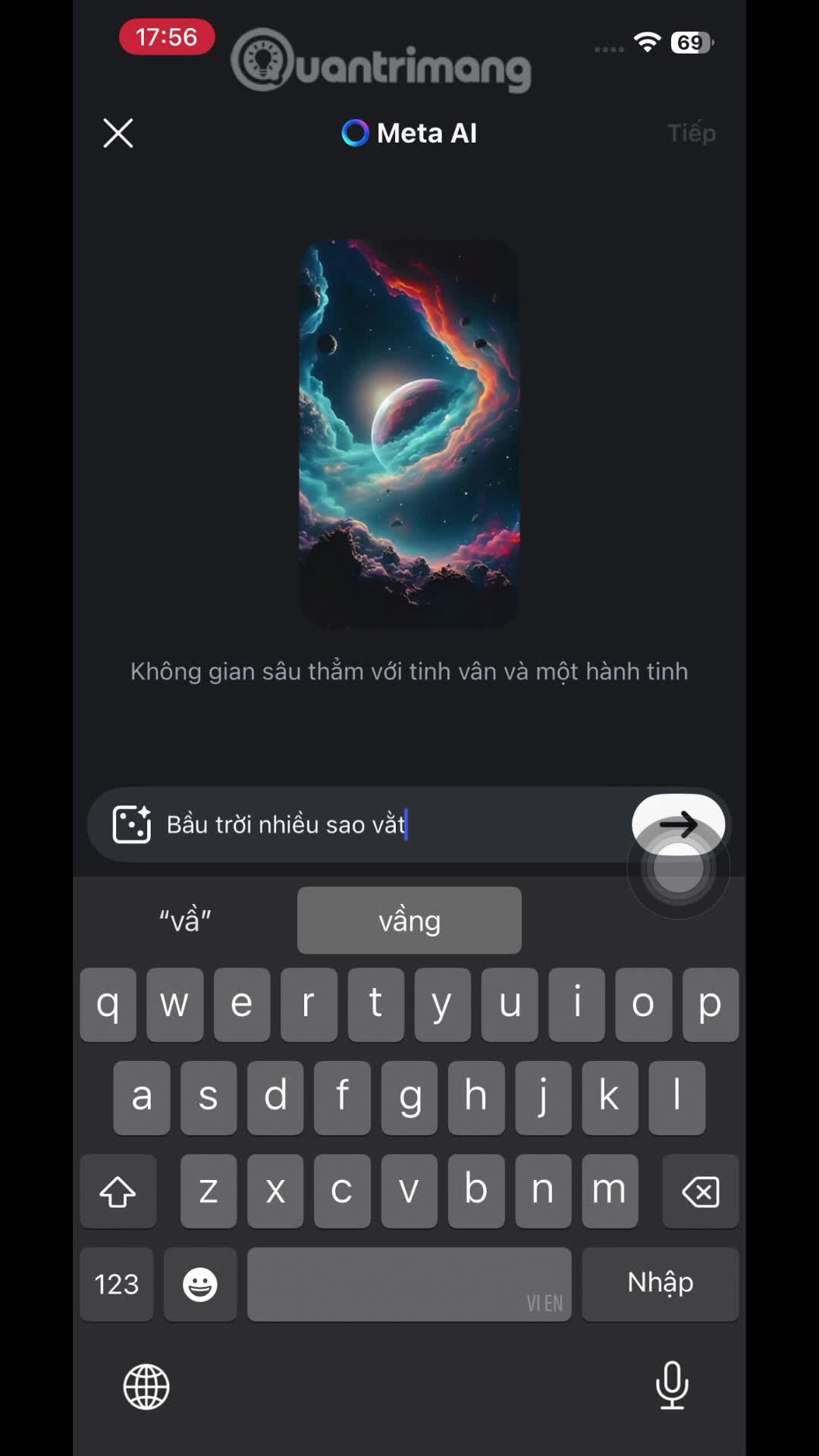Hướng dẫn tạo theme chat AI trên Instagram