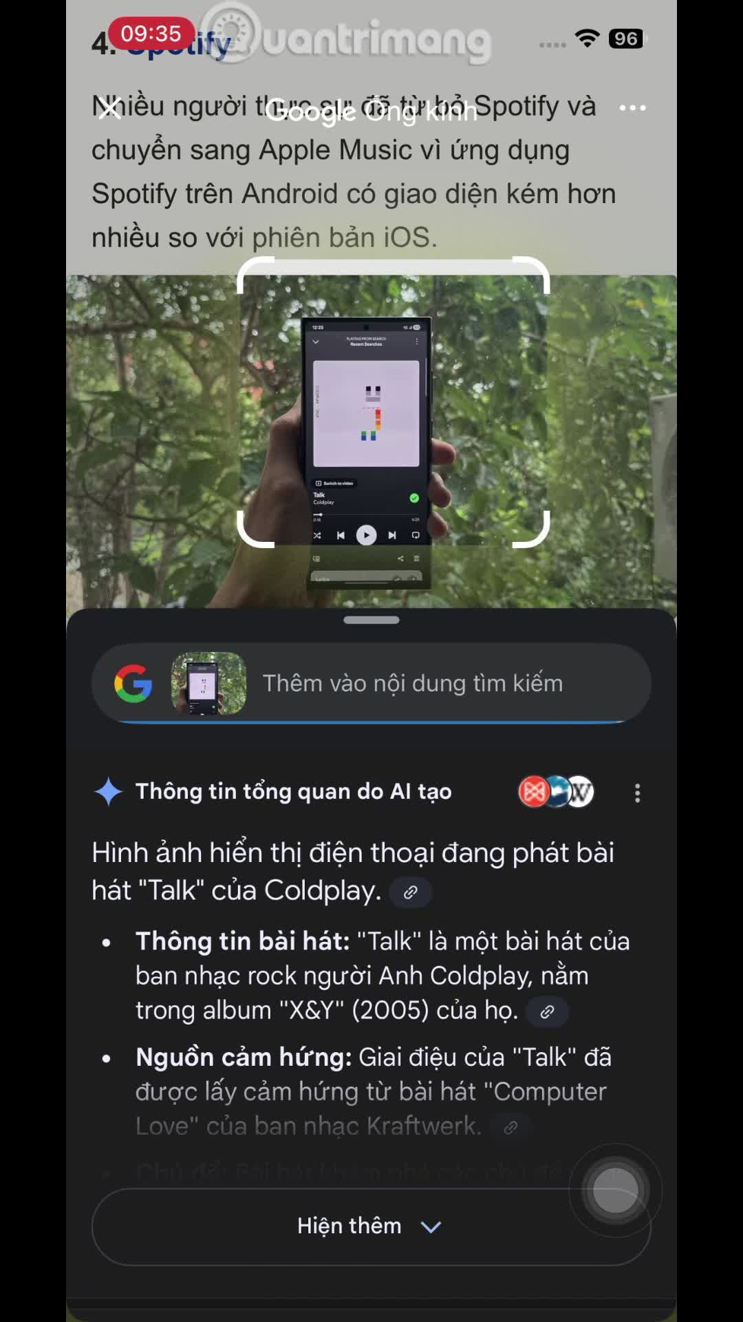 Cách khoanh tròn tìm kiếm trên Google Chrome điện 