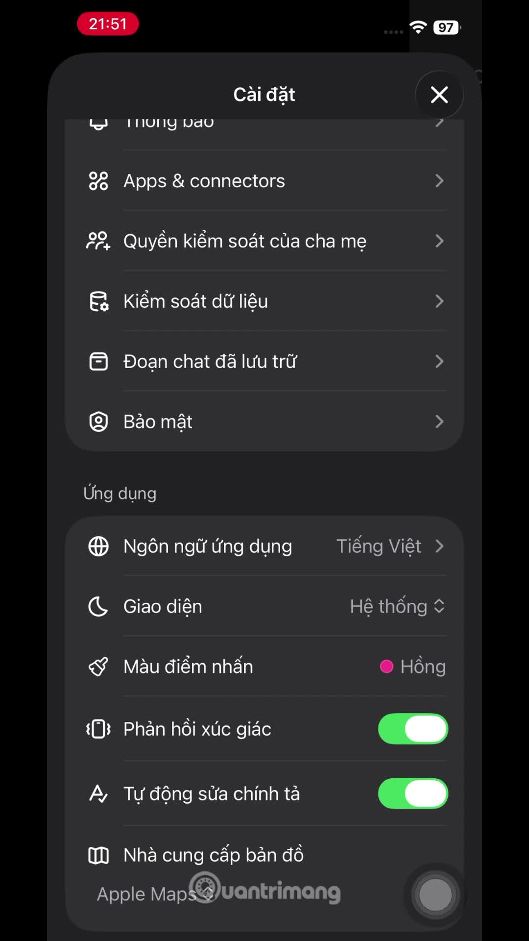 Hướng dẫn đổi màu khung chat trên ChatGPT