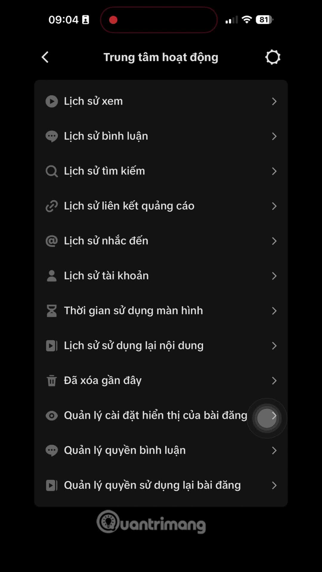 Hướng dẫn khóa lịch sử hoạt động TikTok bằng FaceID