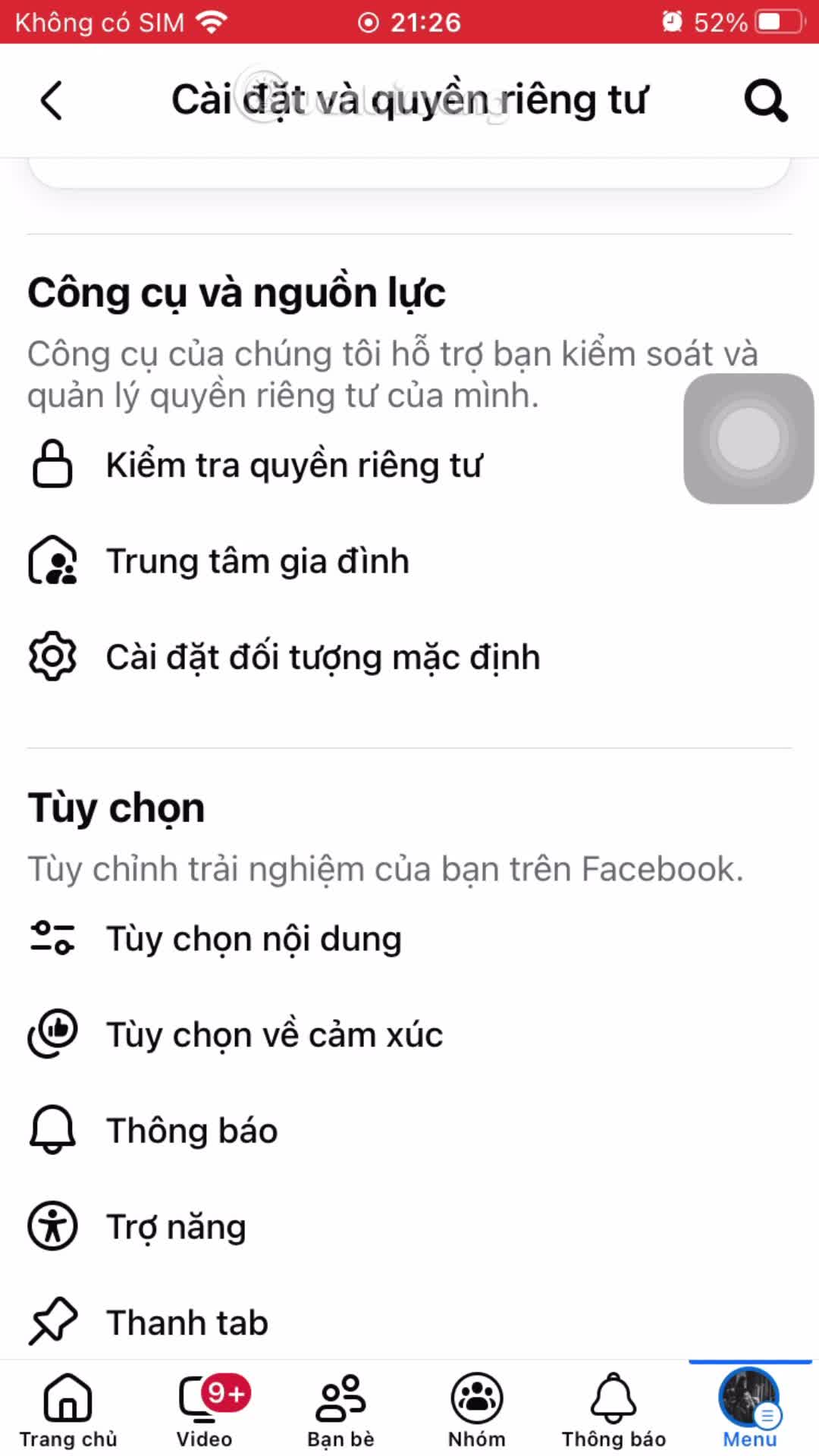 Hướng dẫn bật chế độ Dark Mode Facebook