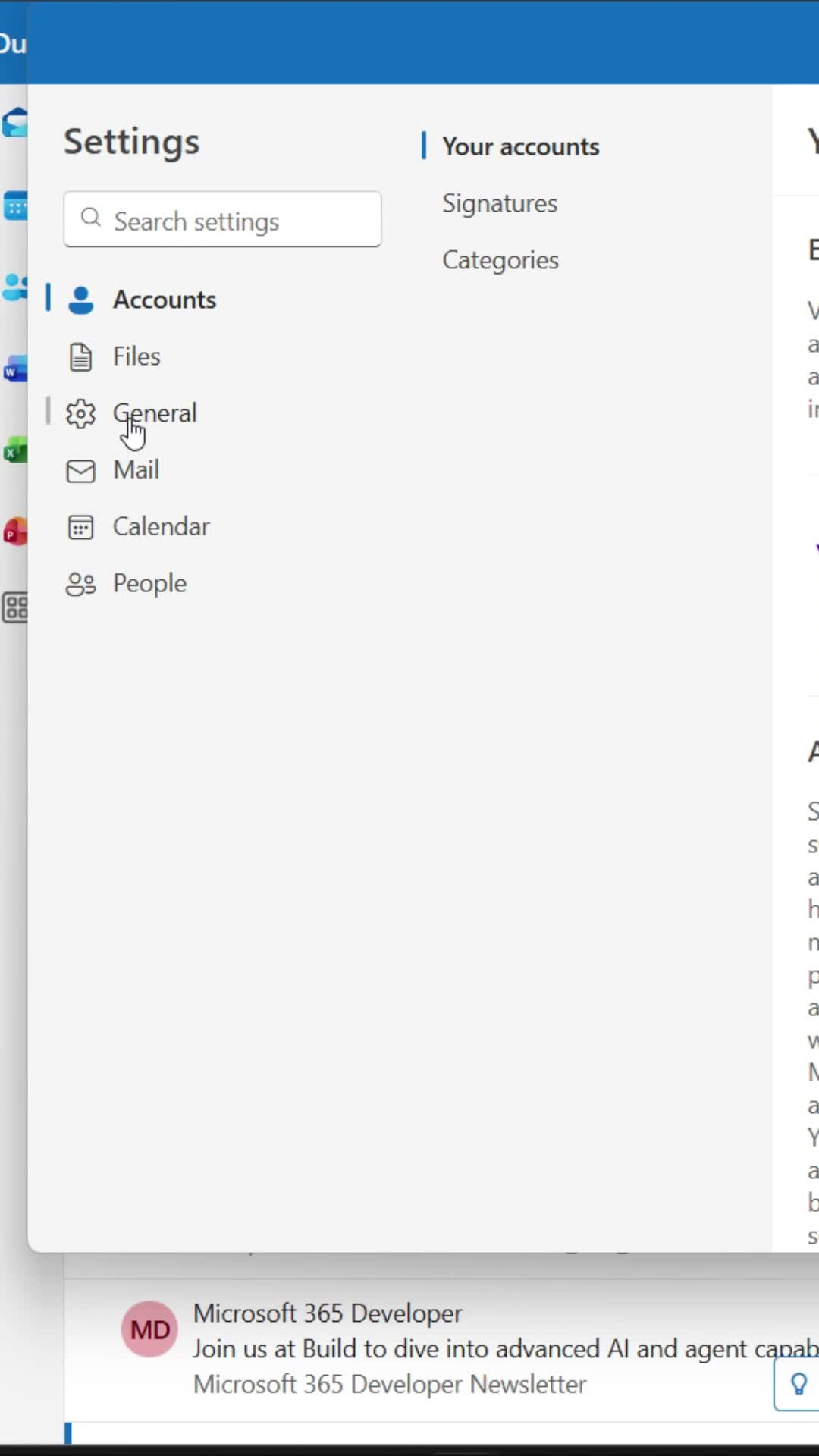 Cách điều chỉnh âm báo email mới trên Outlook