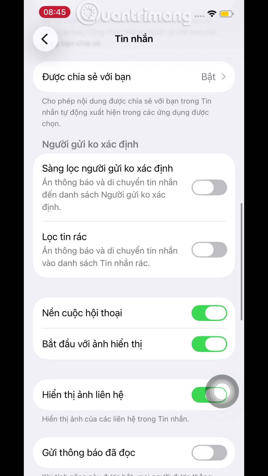 Cách tăng tốc gửi ảnh trên iPhone