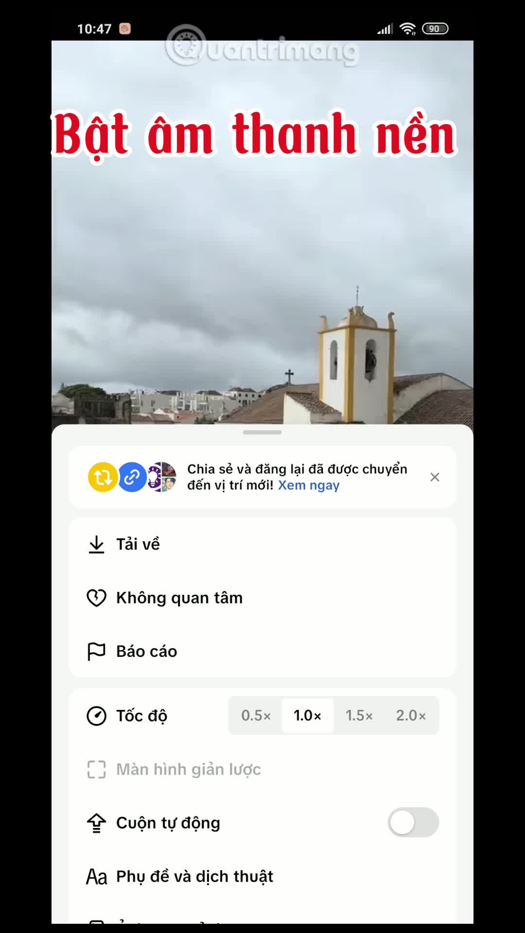 Mẹo nghe nhạc TikTok khi tắt màn hình