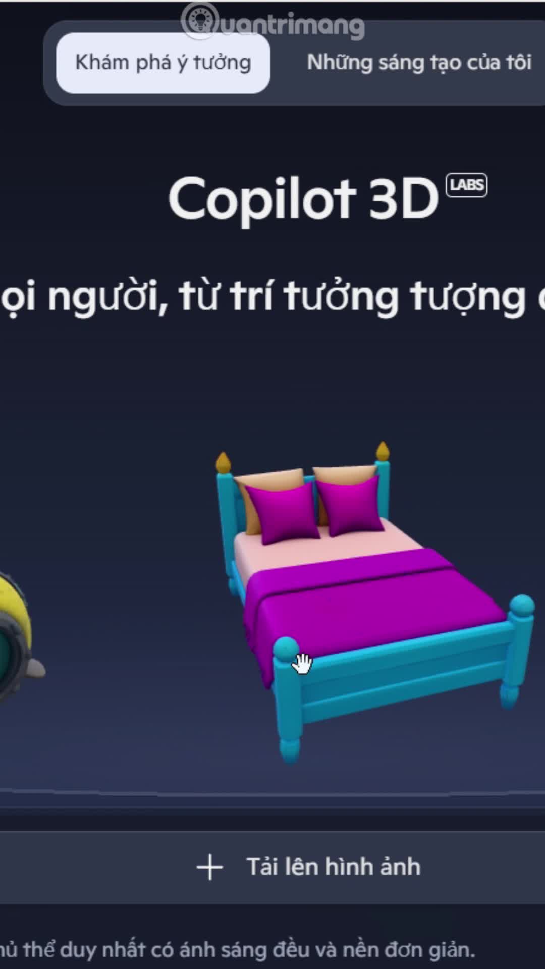 Cách biến ảnh 2D thành 3D với Copilot