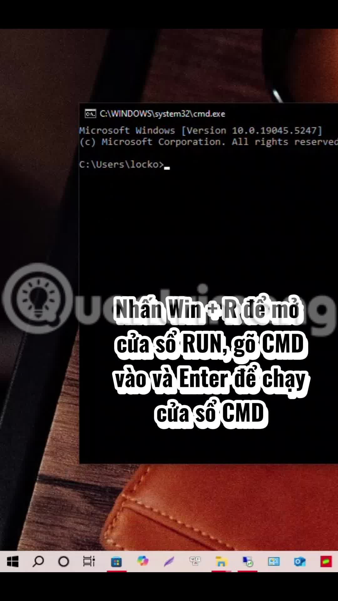 Một số cách mở CMD - Command Prompt dễ dàng trên Windows