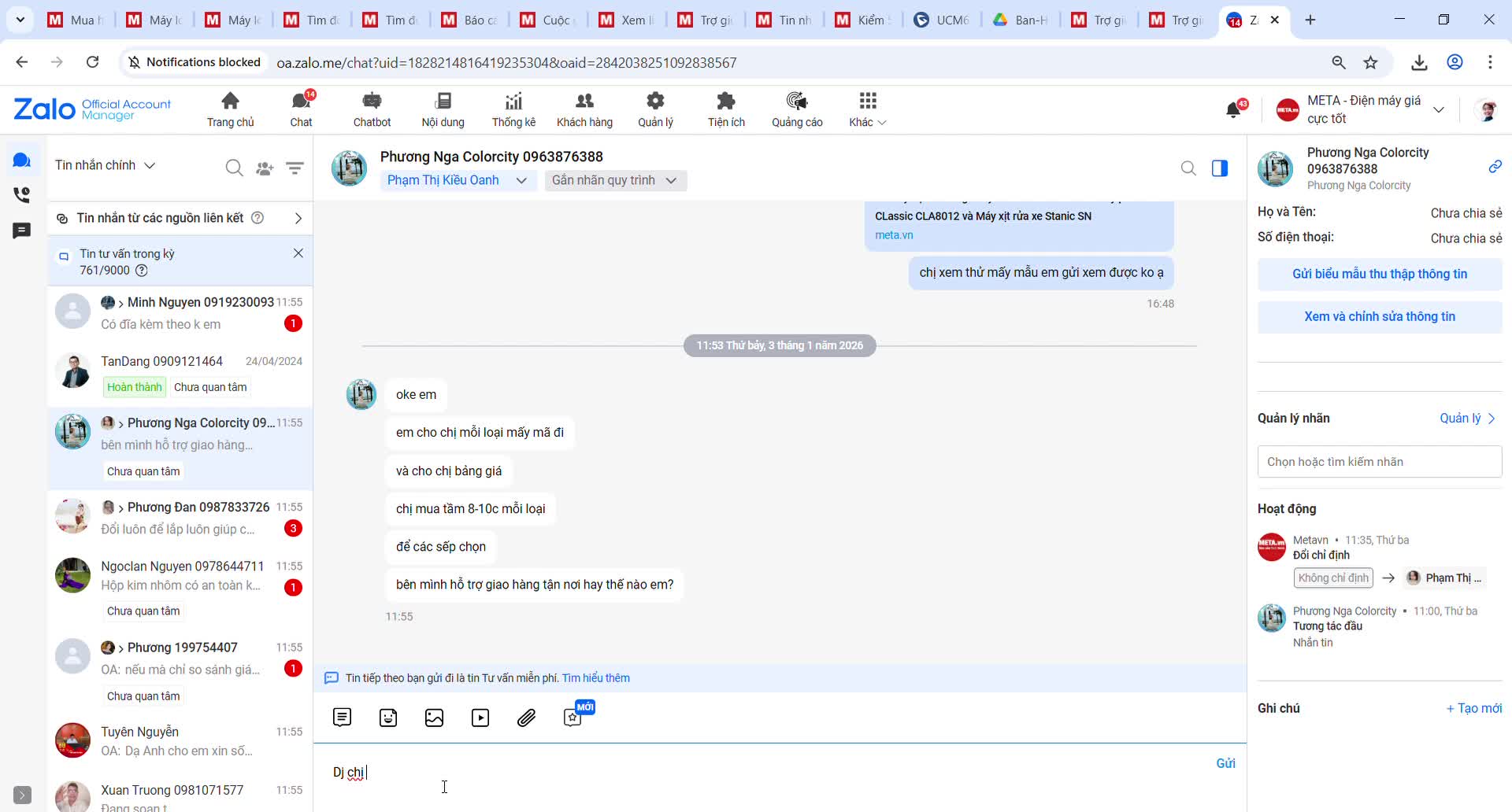 Gửi sản phẩm thay thế