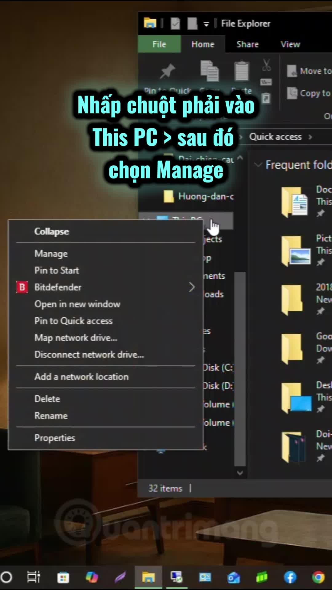 Khởi chạy Device Manager bằng cách sử dụng This PC (File Explorer)