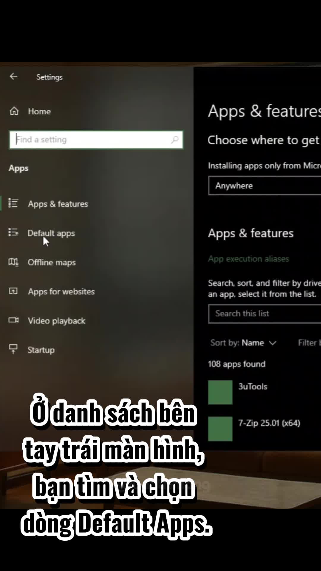 Hướng dẫn thay đổi trình duyệt mặc định trên Windows 10