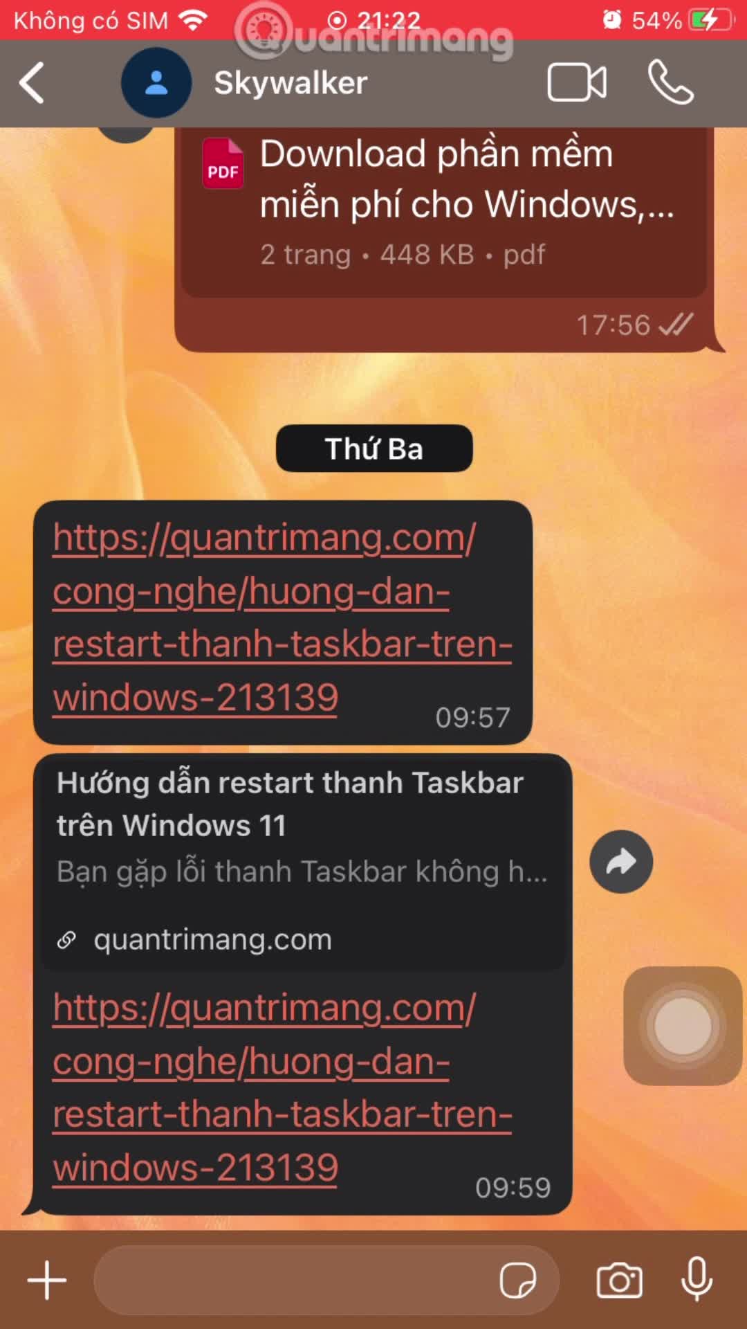 Bật quyền riêng tư trò chuyện nâng cao WhatsApp