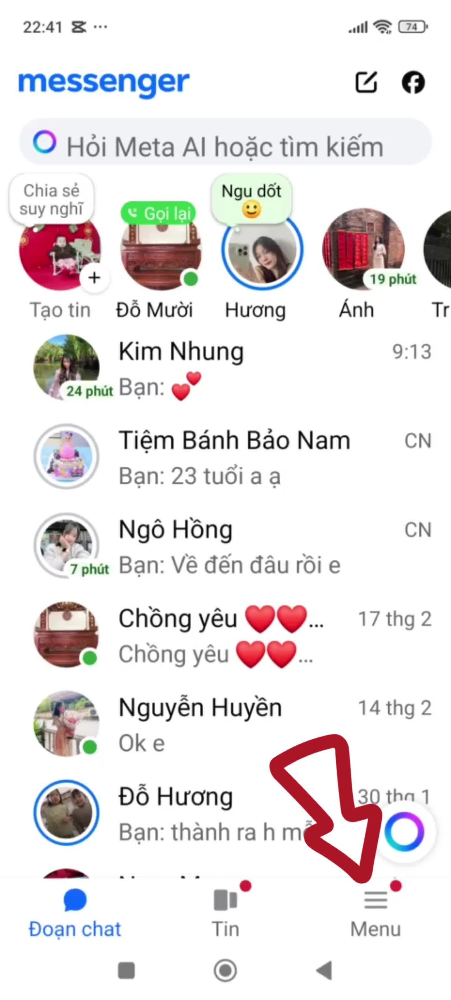 Hướng dẫn cài đặt âm thanh thông báo trên Messenger