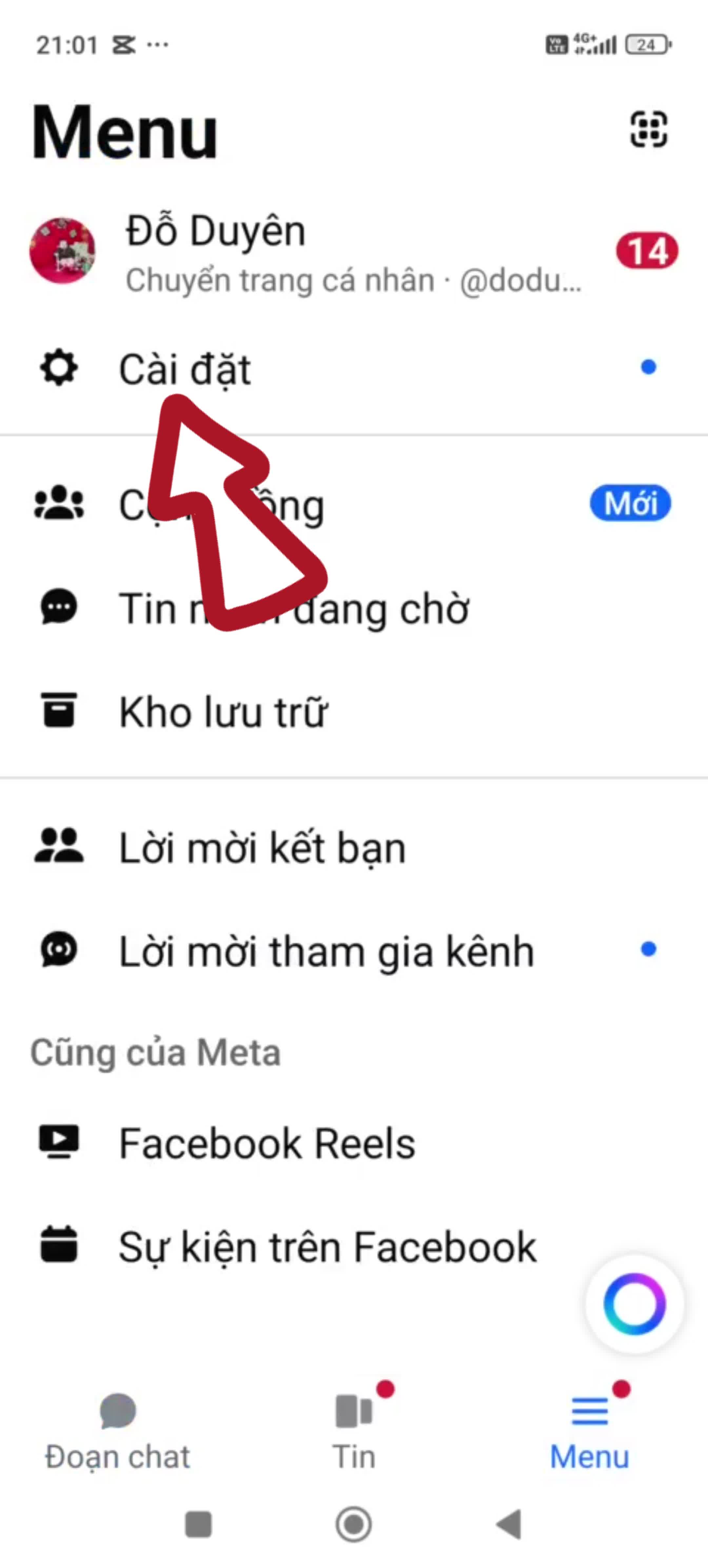 Hướng dẫn xem lịch sử đăng nhập trên Messenger