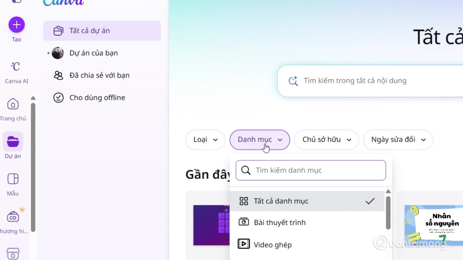 Hướng dẫn thuyết trình offline trên Canva